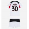 AC Milan Ardon Jashari #30 Bortedraktsett Barn 2025-26 Kortermet (+ korte bukser)